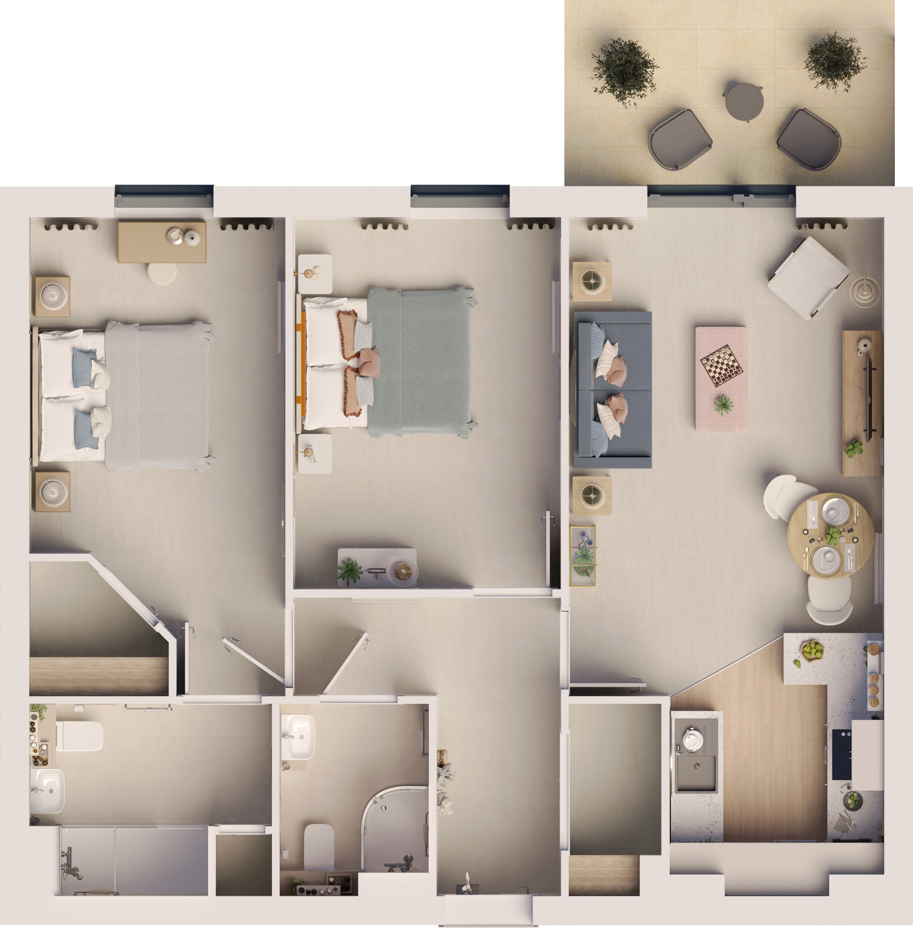 Apartment 14 floor plan