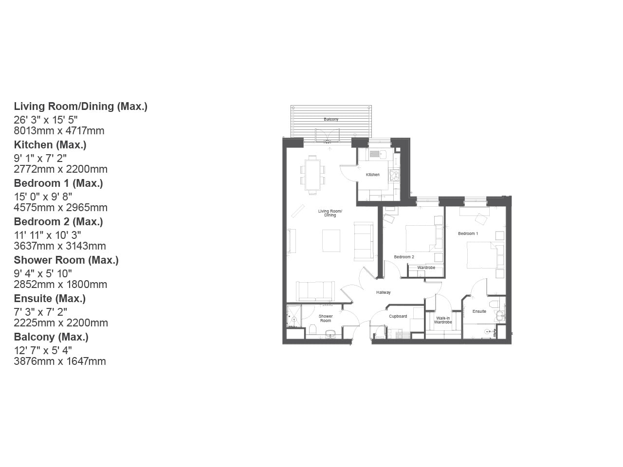 Apartment 24 floor plan
