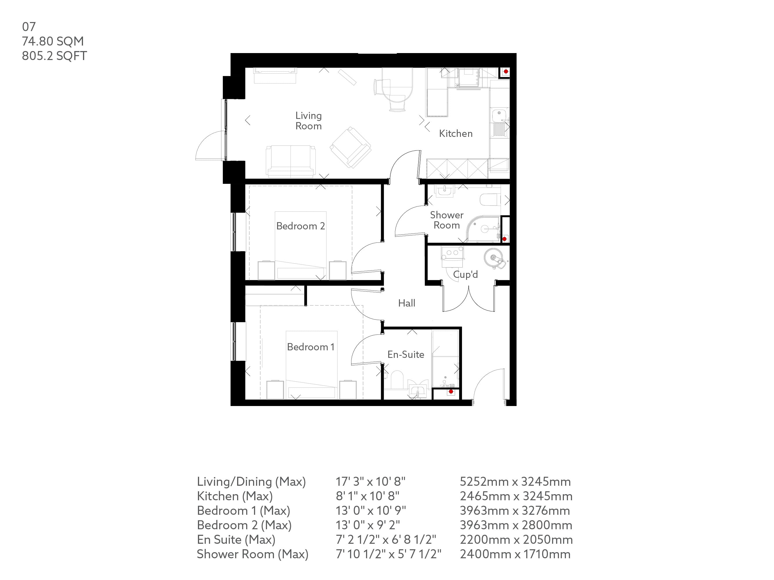 Apartment 7 floor plan