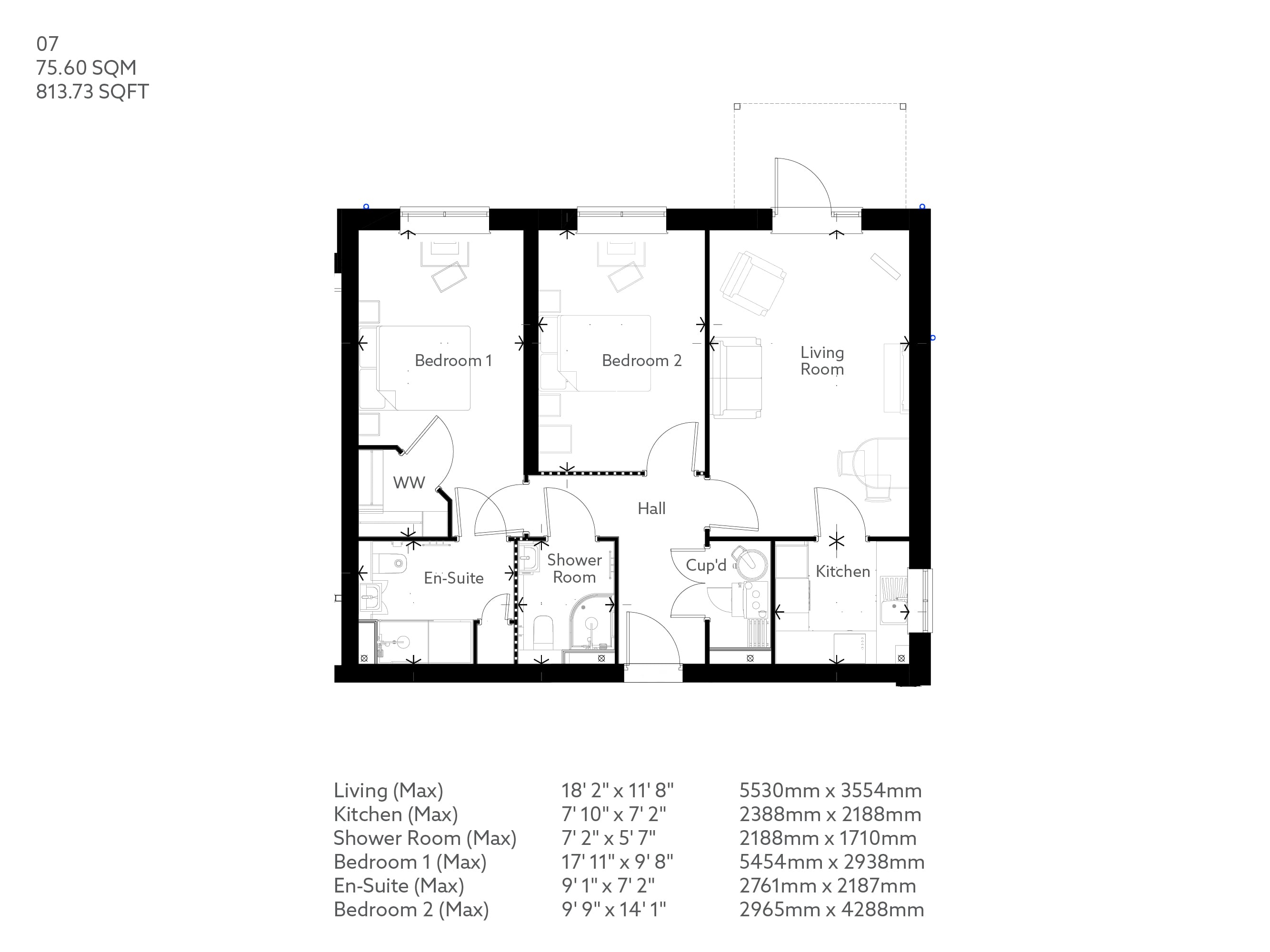 Apartment 7 floor plan