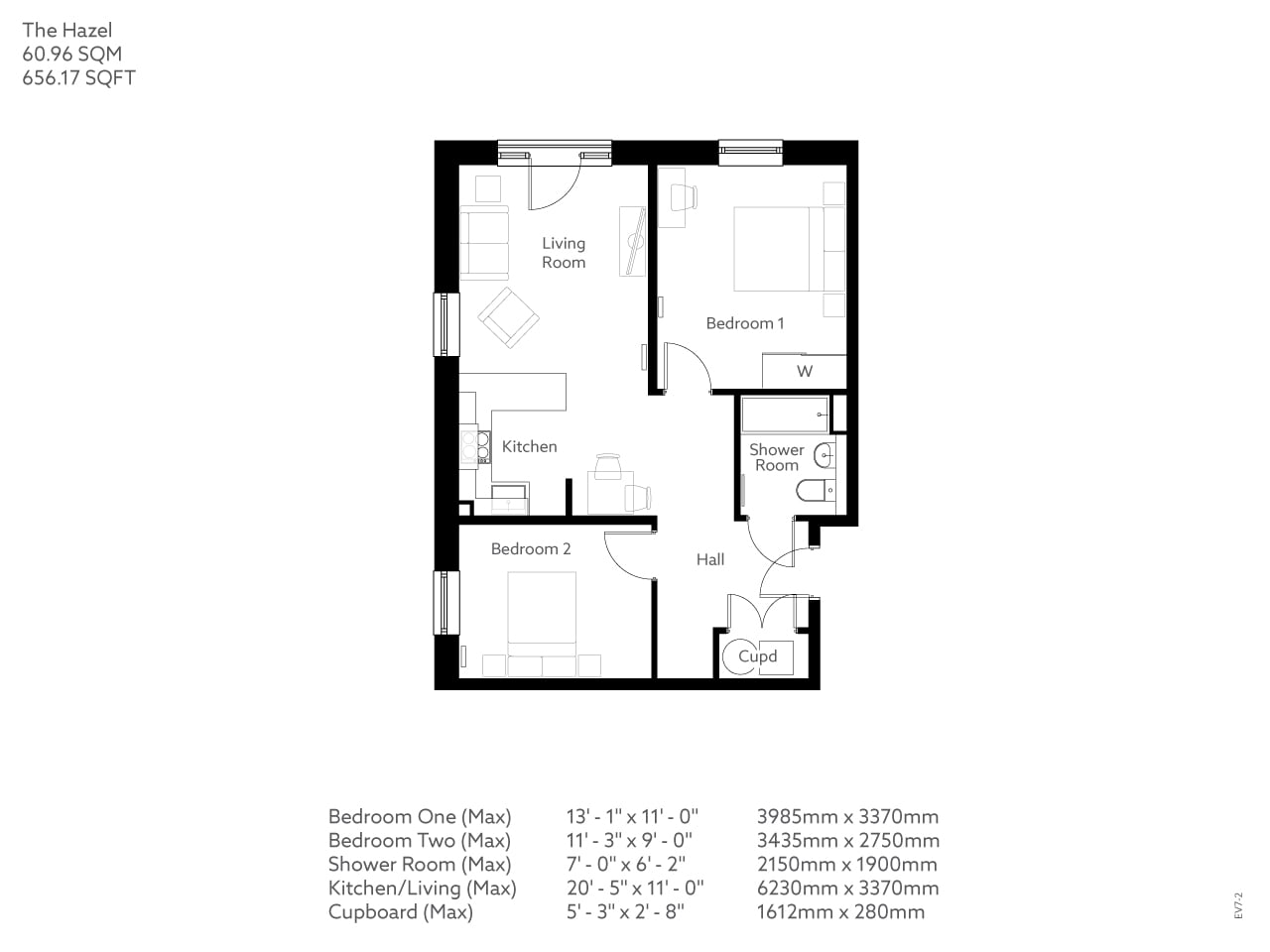 Apartment 44 floor plan