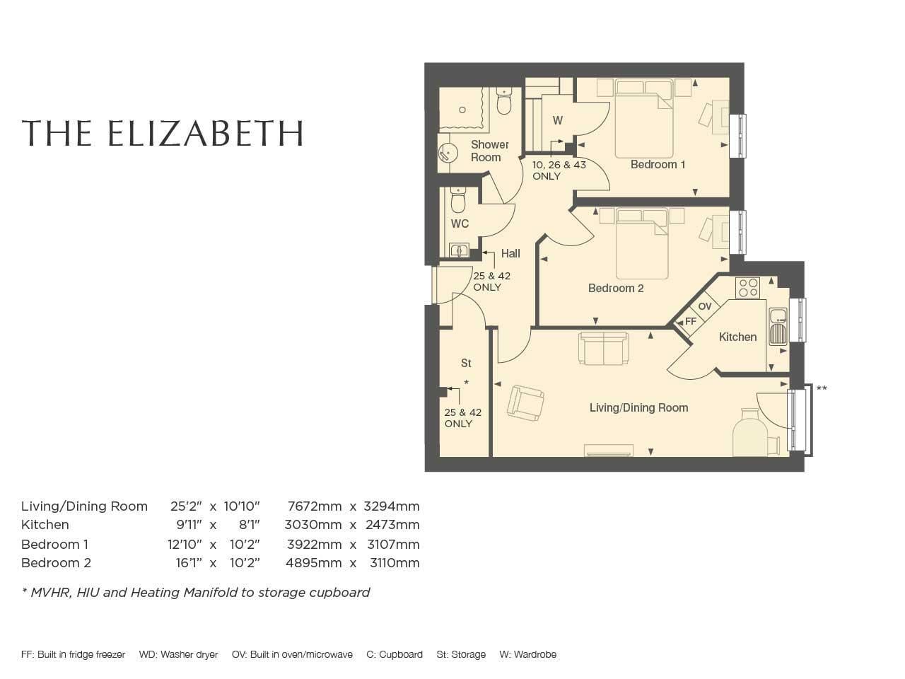 Apartment 10 floor plan