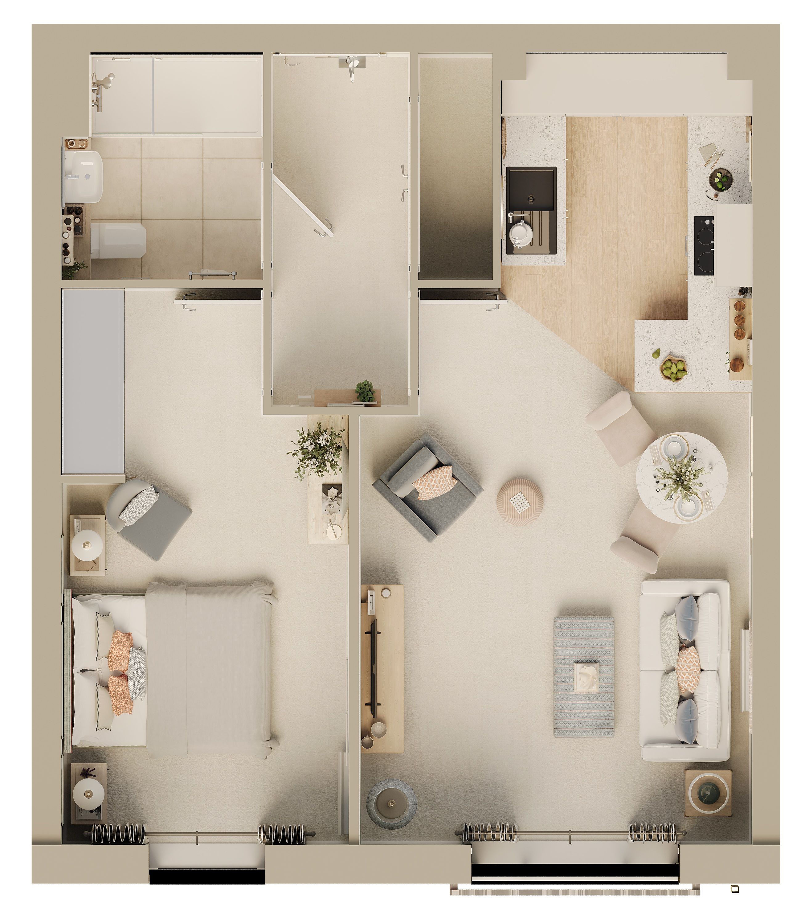Apartment 42 floor plan
