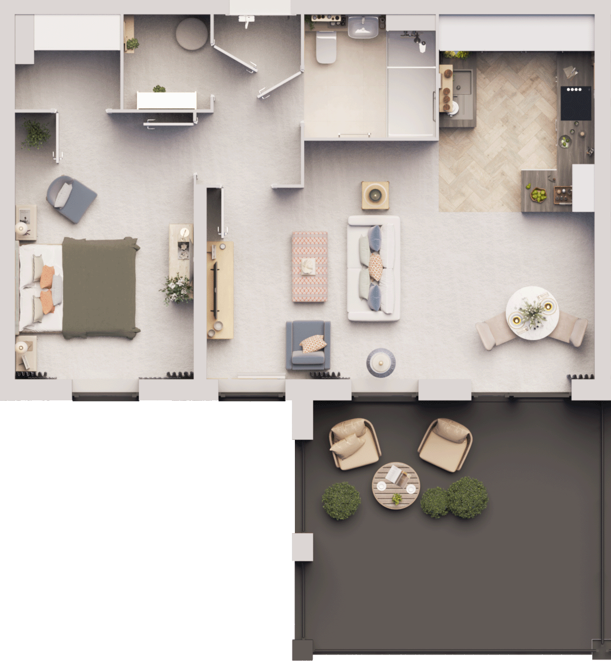 Apartment 50 floor plan
