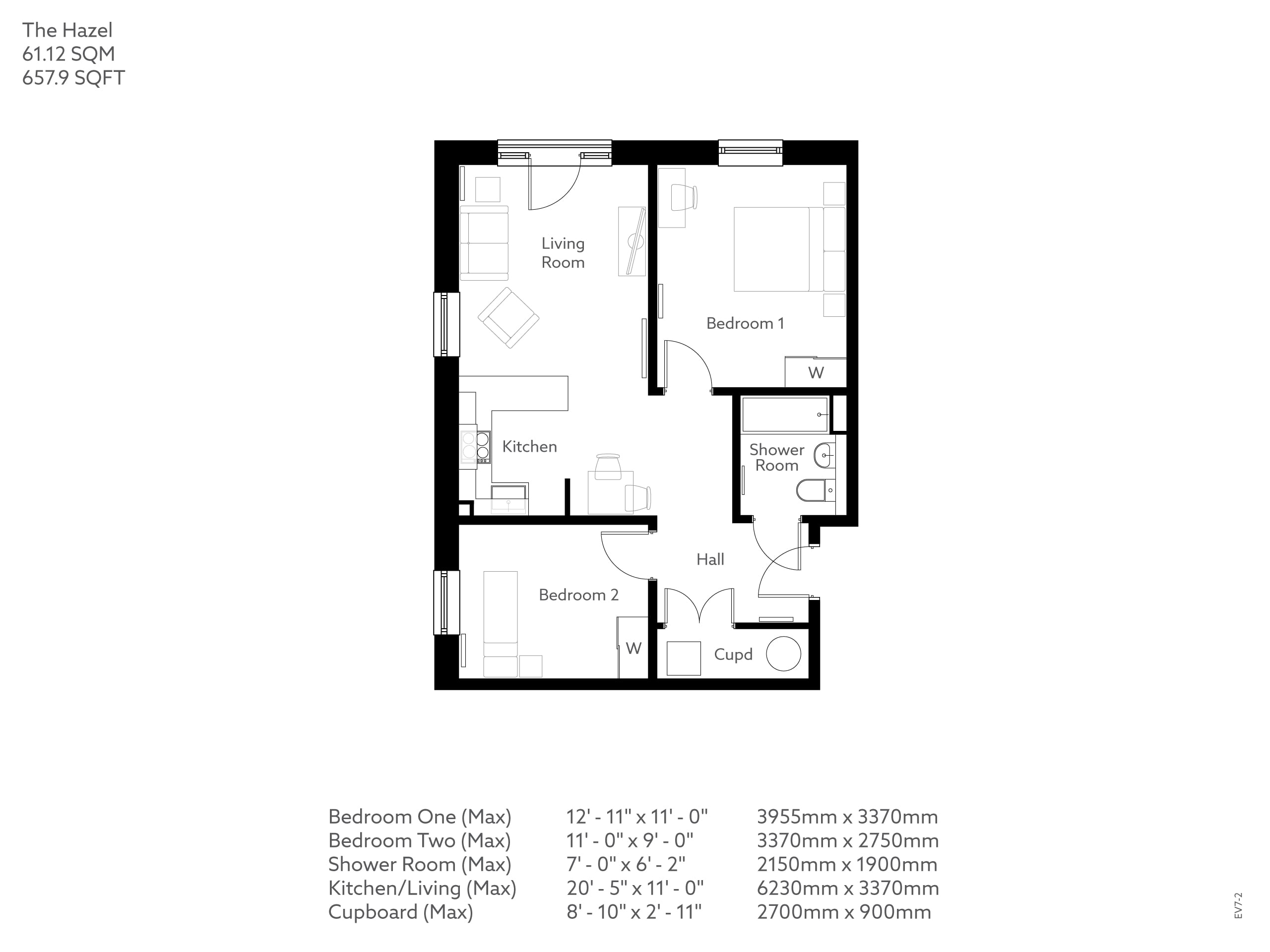 Apartment 26 floor plan