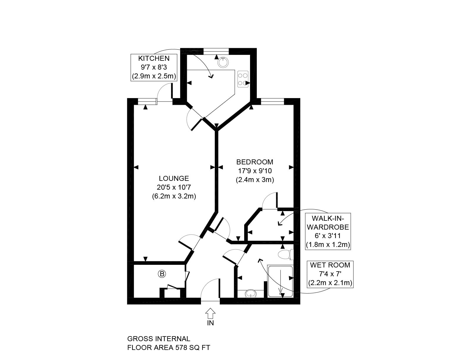 Apartment 2 floor plan