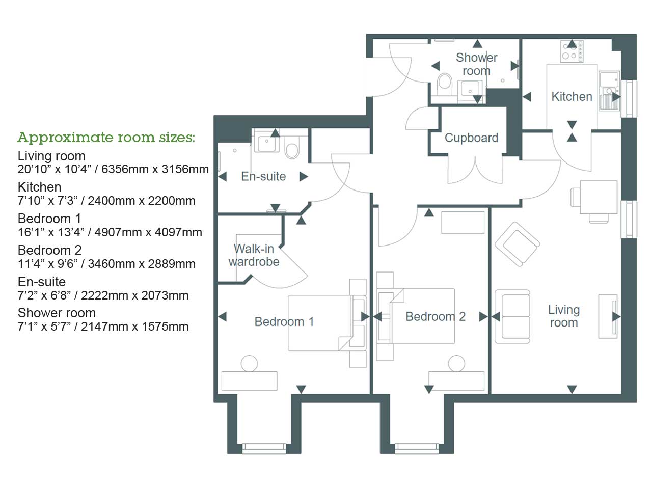 Apartment 27 floor plan