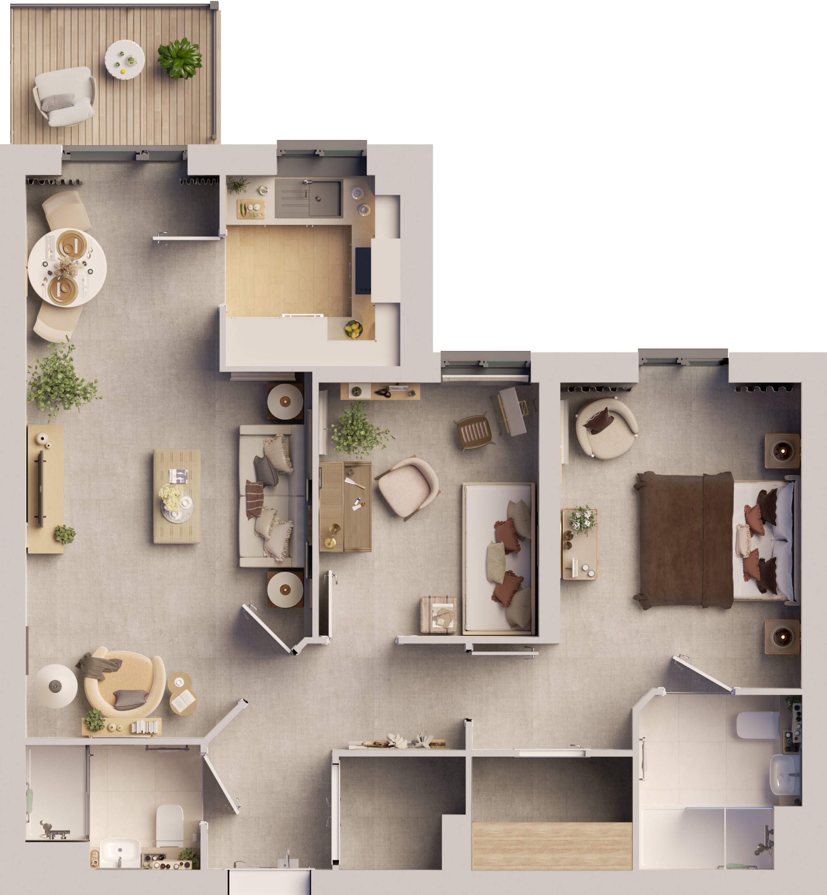 Apartment 21 floor plan