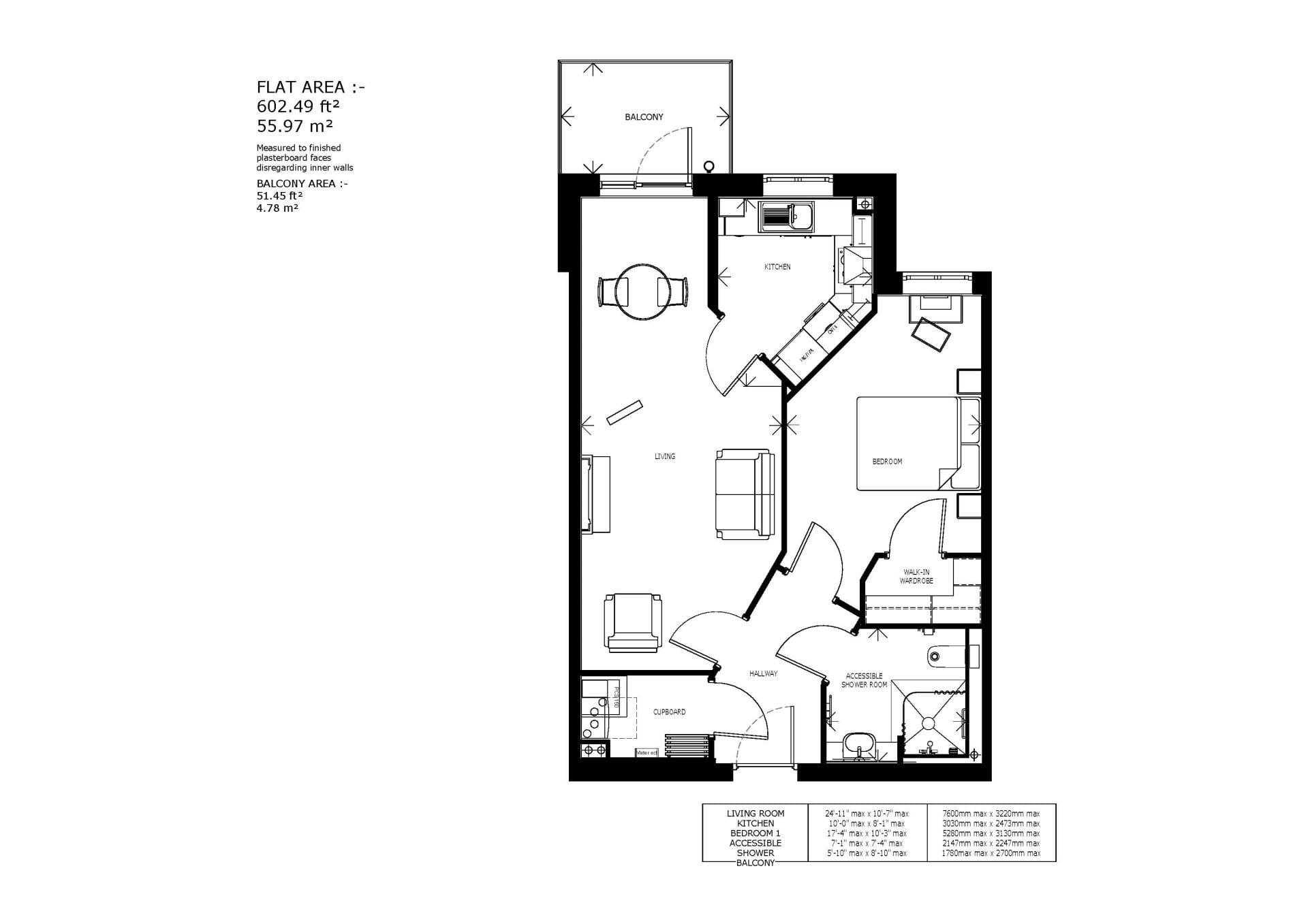 Apartment 23 floor plan