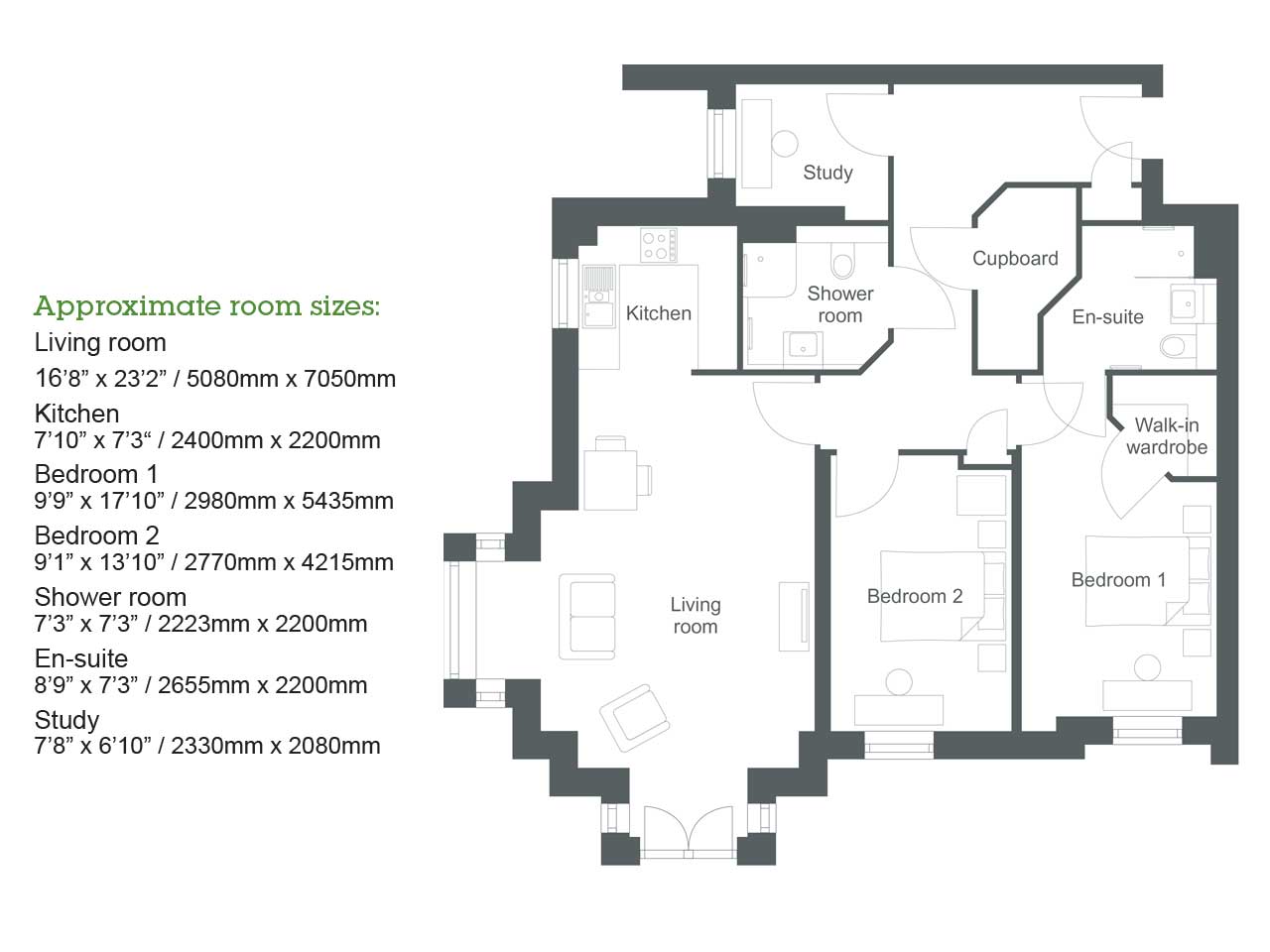 Apartment 21 floor plan