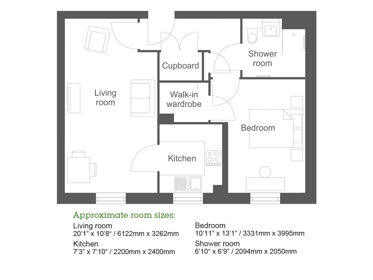 Apartment 40 floor plan