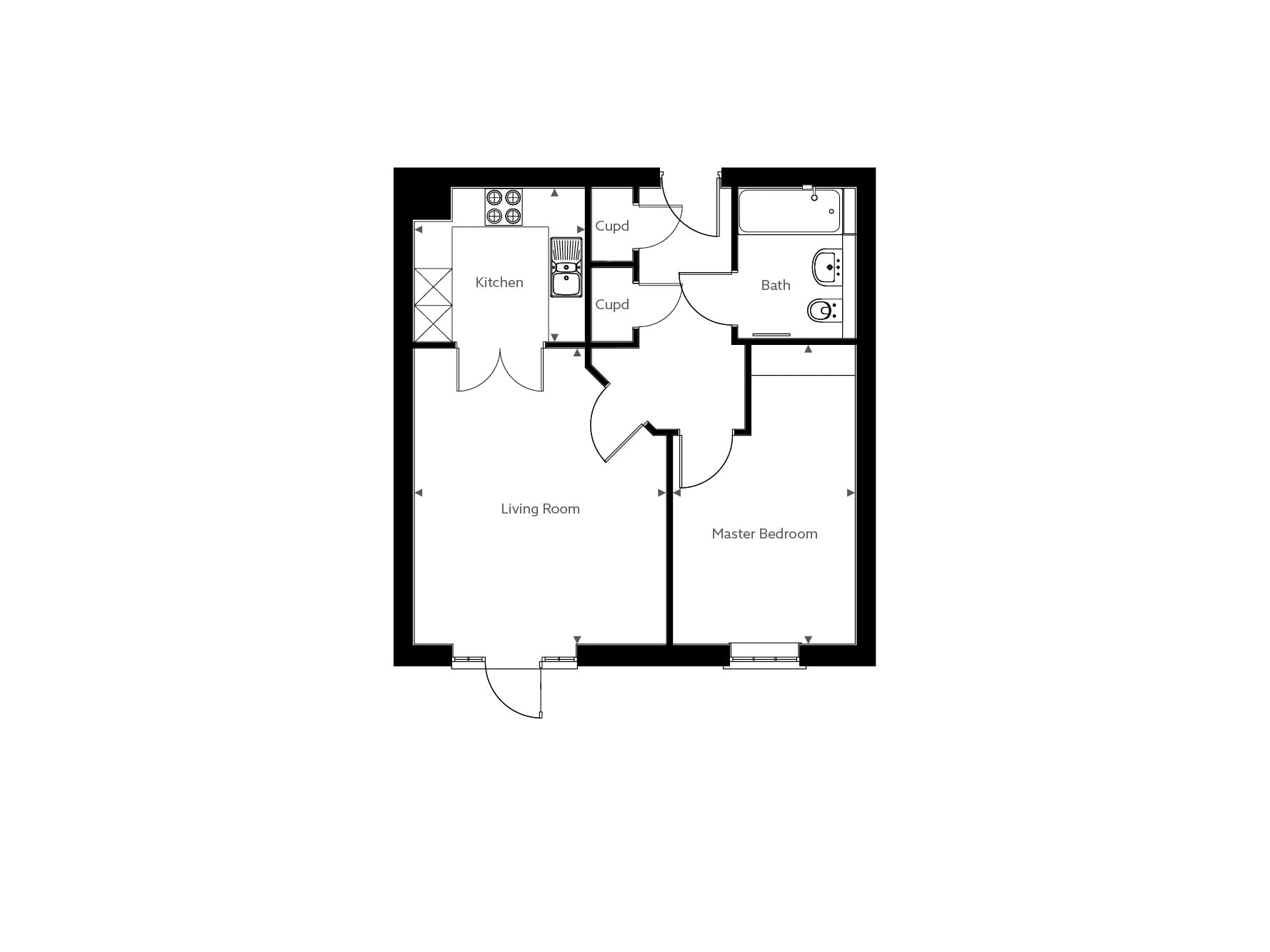 Apartment 2 floor plan
