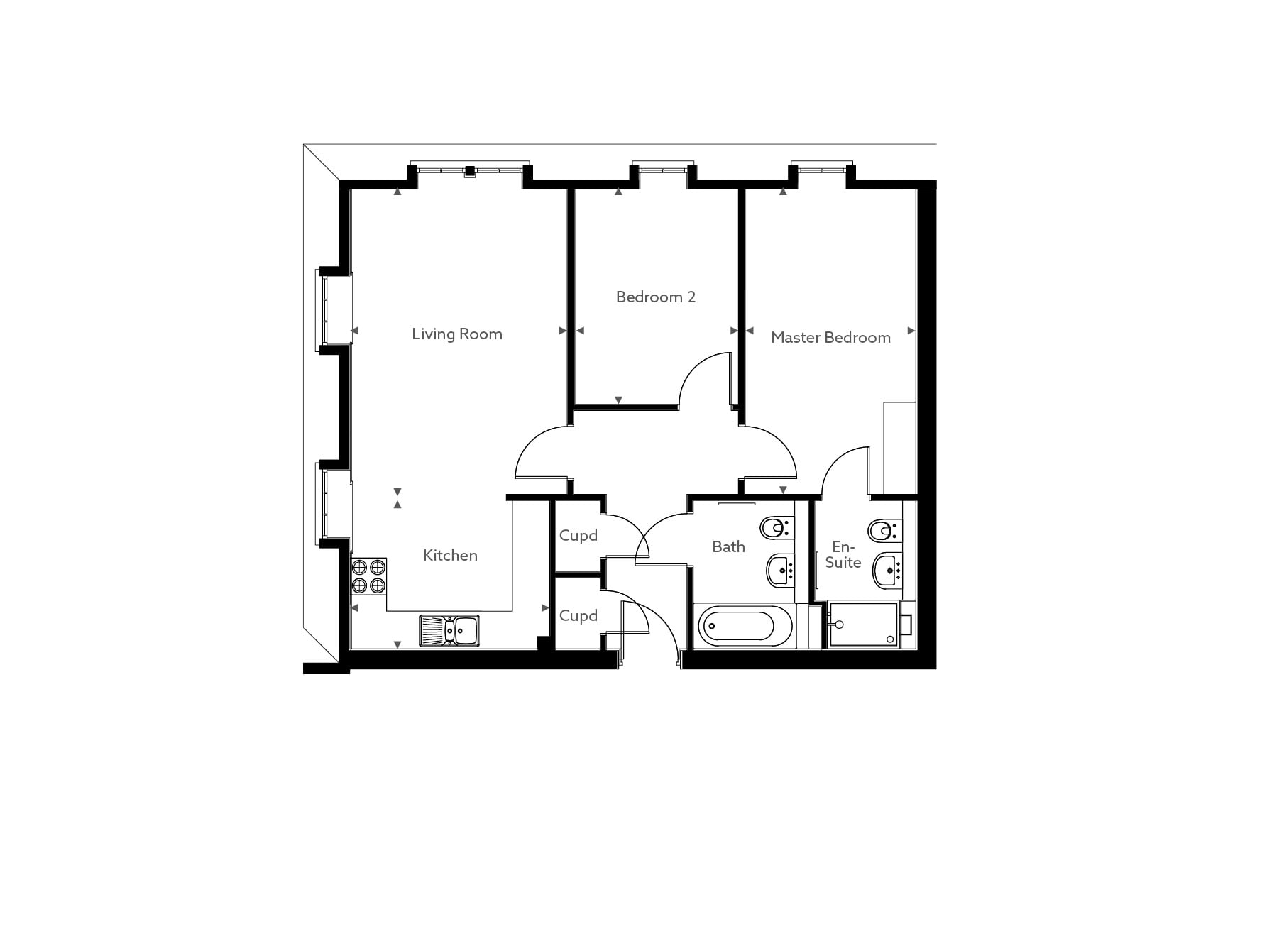 Apartment 23 floor plan