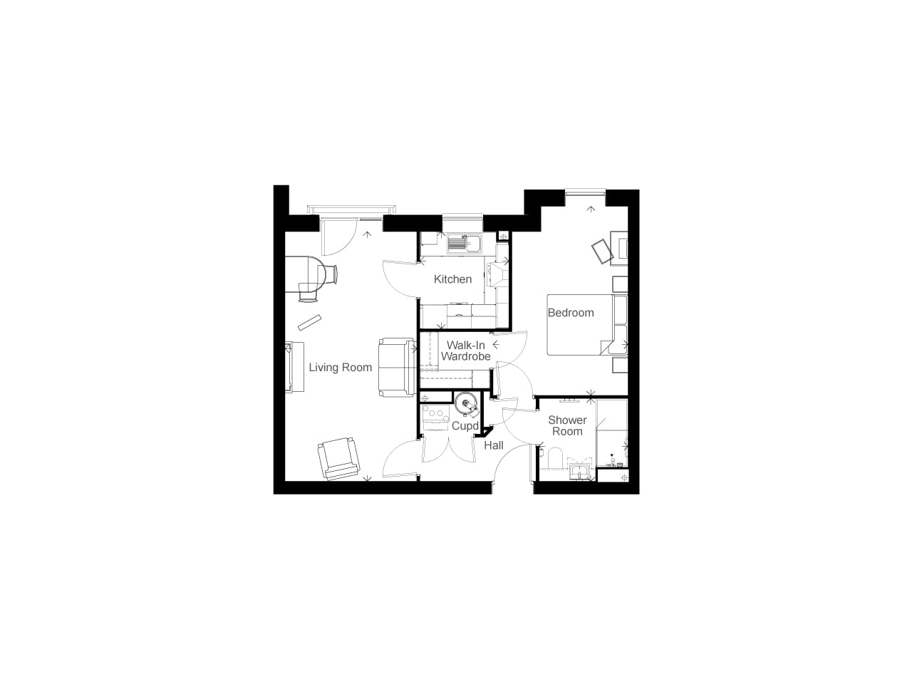 Apartment 11 floor plan