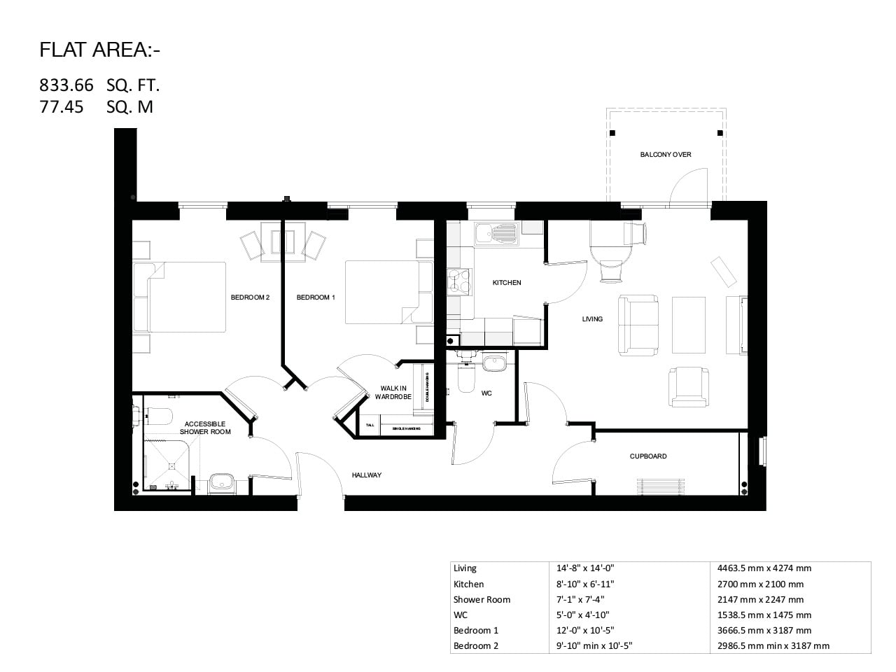 Apartment 9 floor plan