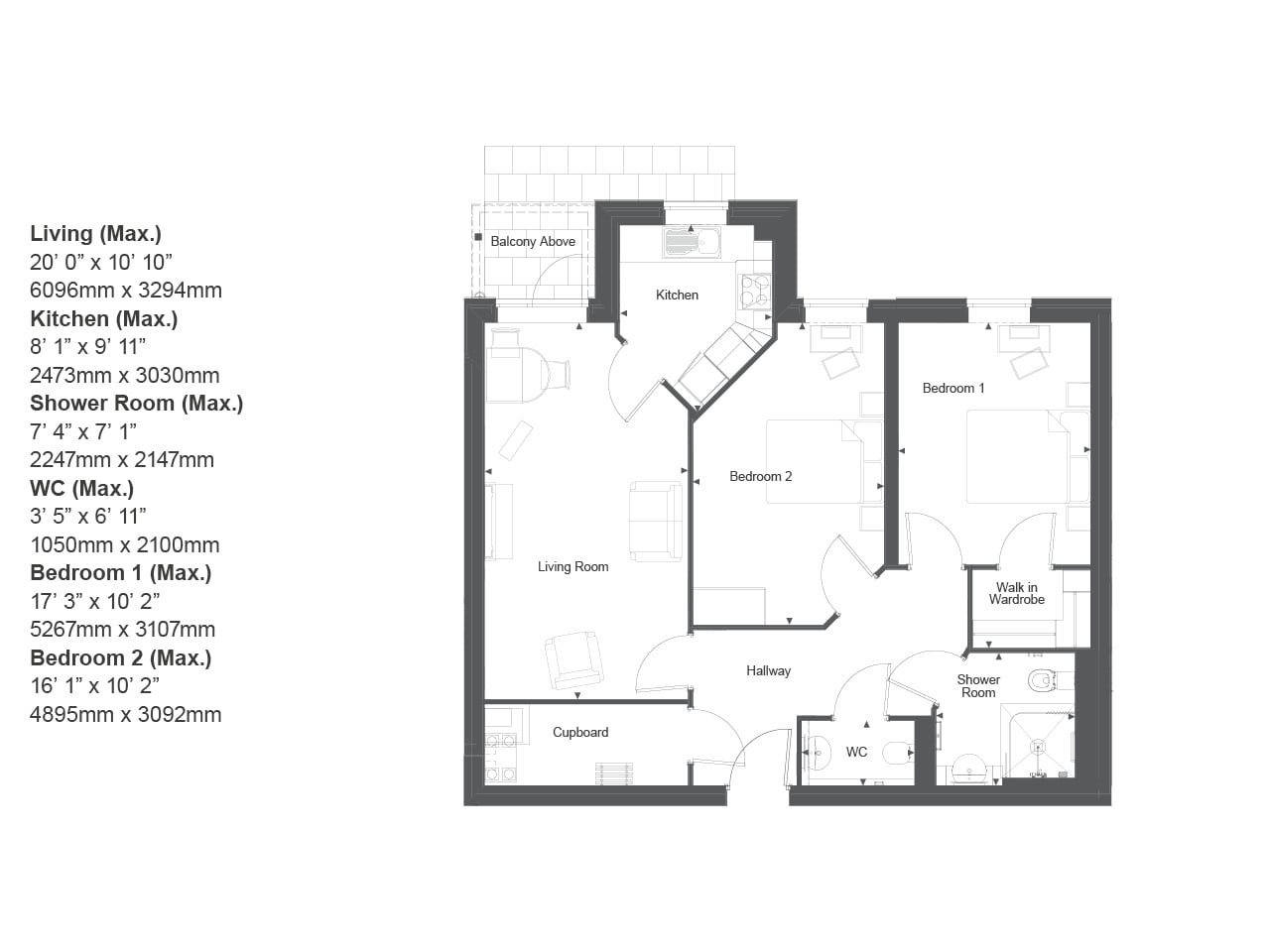 Apartment 9 floor plan