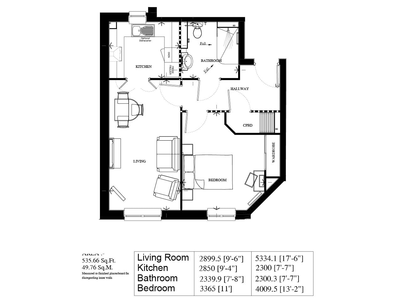Apartment 39 floor plan