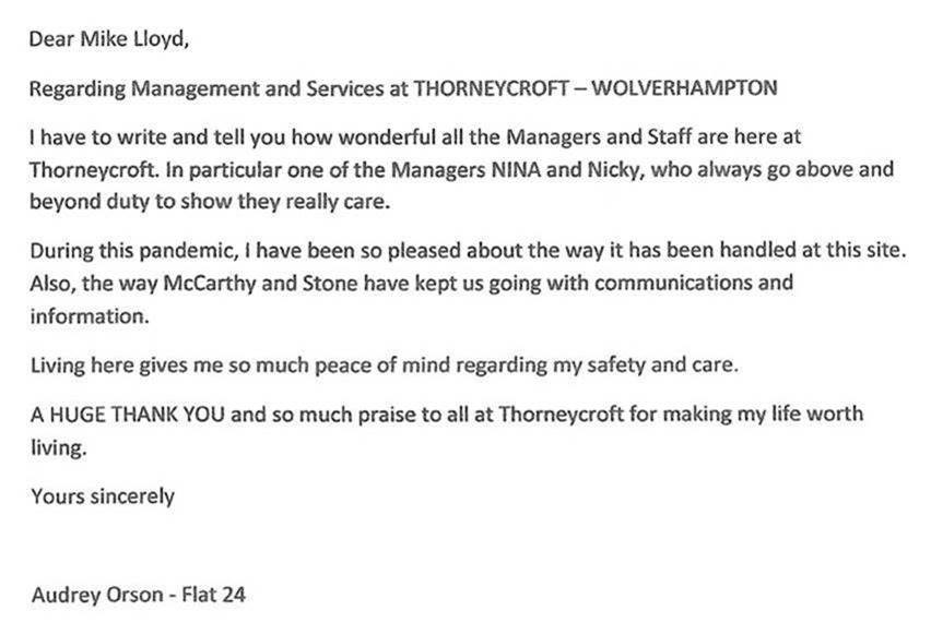 thank you note for staying at someone's house